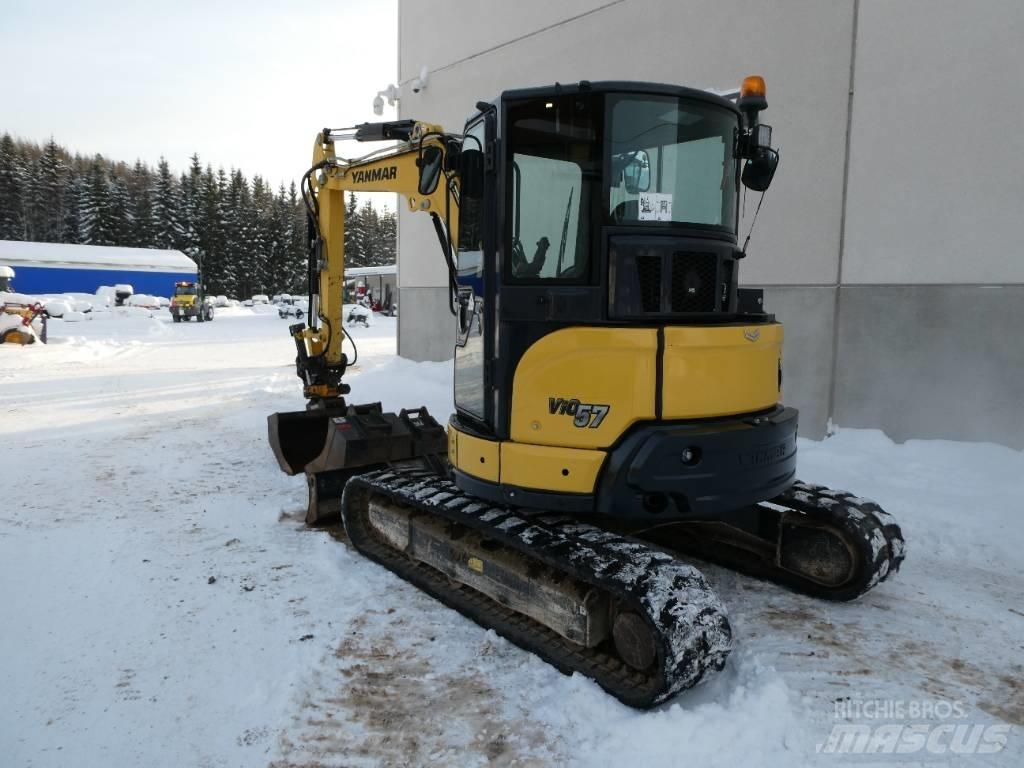 Yanmar Vio 57-6A Mini ekskavatörler, 7 tona dek