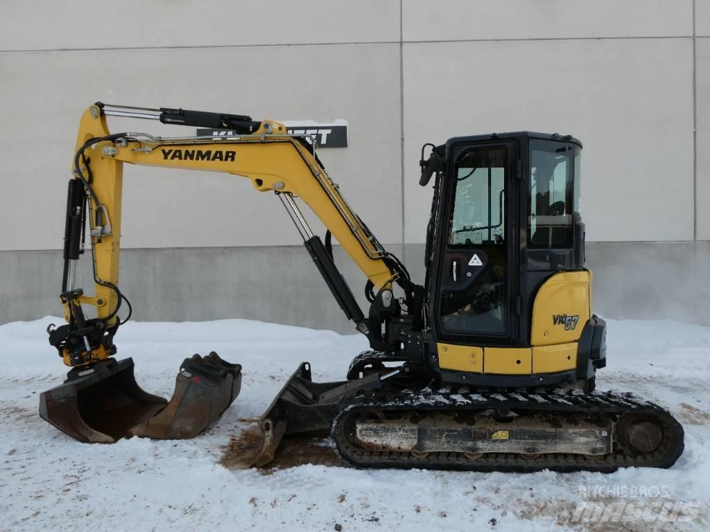 Yanmar Vio 57-6A Mini ekskavatörler, 7 tona dek