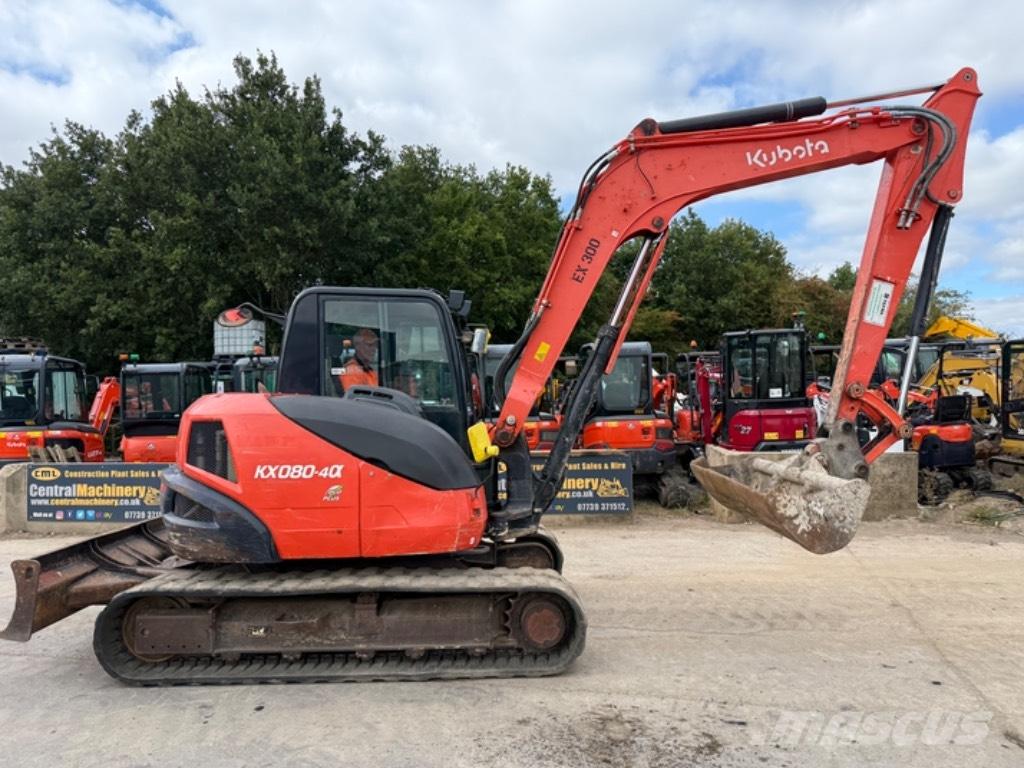 Kubota KX 080-4 Midi ekskavatörler 7 - 12 t