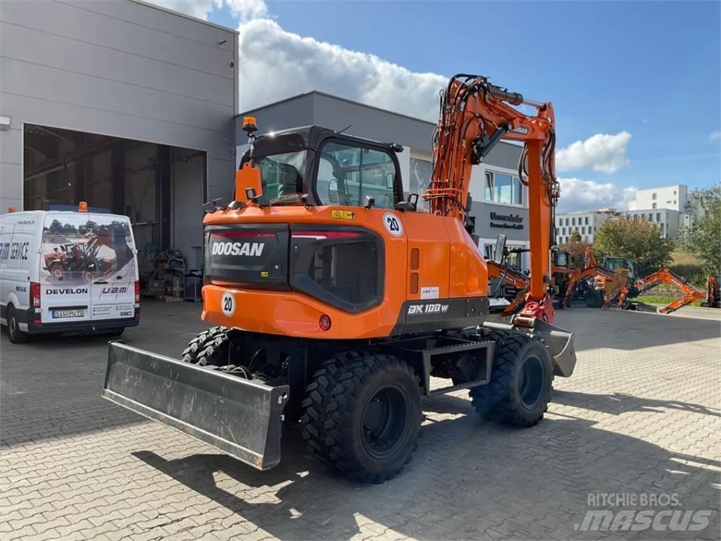 Doosan DX100W-7 Lastik tekerli ekskavatörler