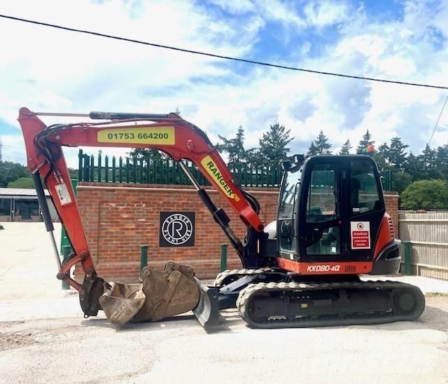 Kubota KX 080-4 Midi ekskavatörler 7 - 12 t