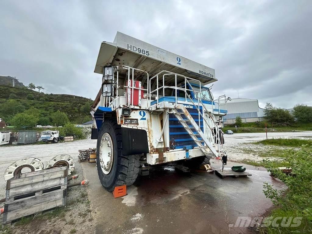 Komatsu HD985 Belden kirma kamyonlar