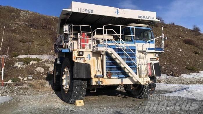 Komatsu HD985 - Belden kirma kamyonlar