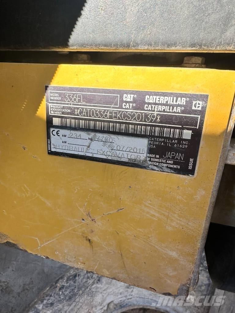 CAT 336 F L Paletli ekskavatörler