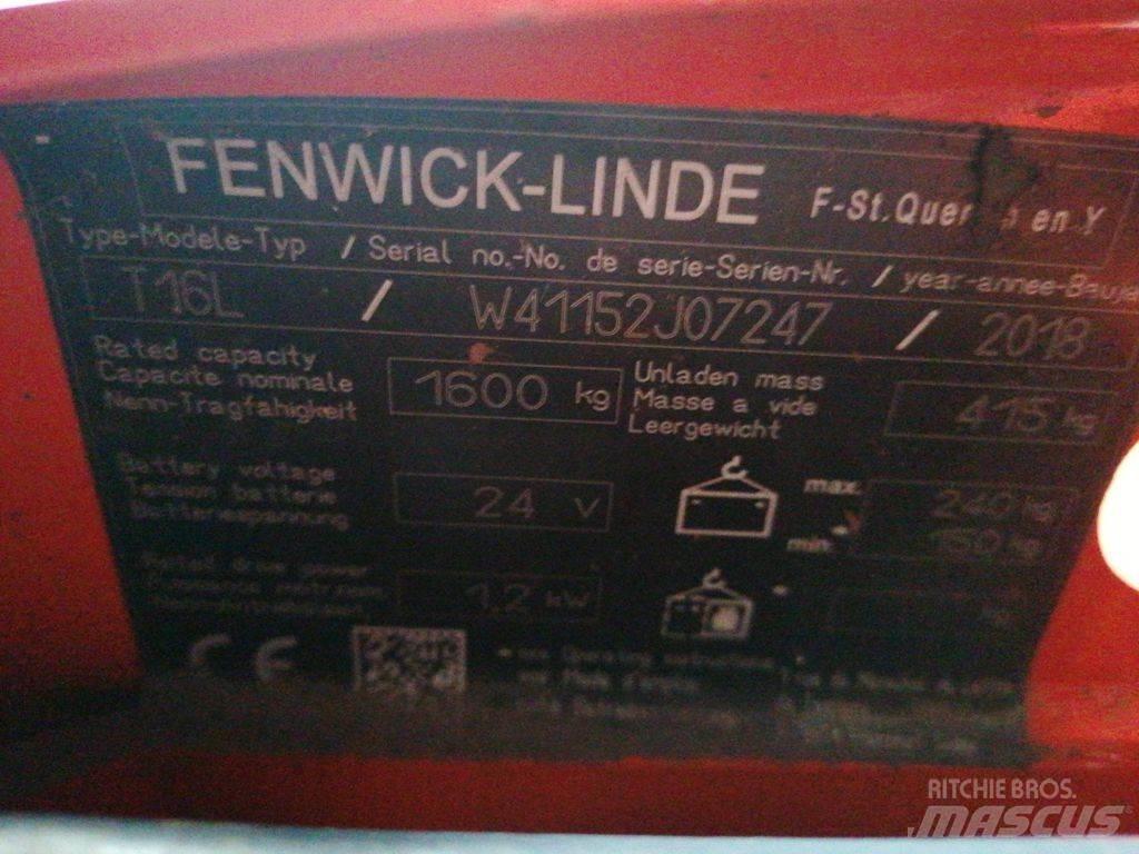 Linde T16L Düsük seviye kaldirici