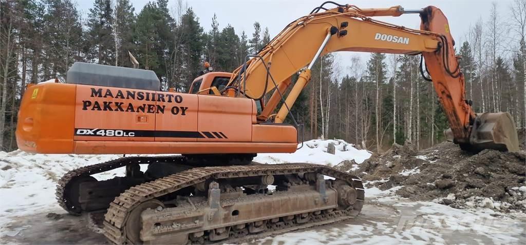 Doosan DX 480 LC Paletli ekskavatörler