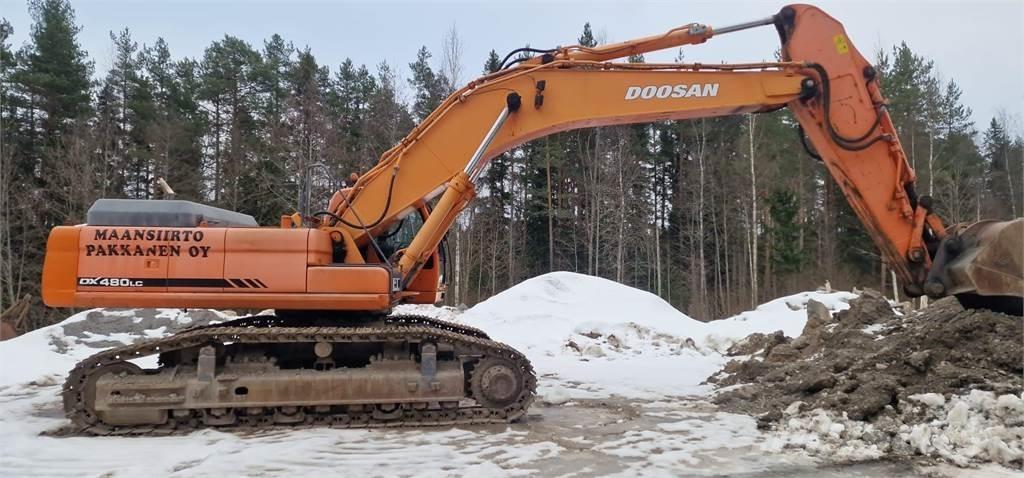 Doosan DX 480 LC Paletli ekskavatörler