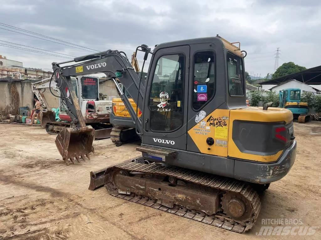 Volvo EC55D Mini ekskavatörler, 7 tona dek