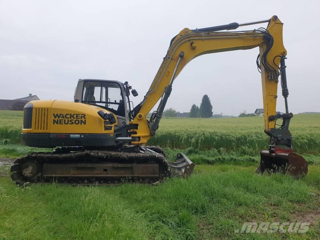 Wacker Neuson ET 145 Paletli ekskavatörler