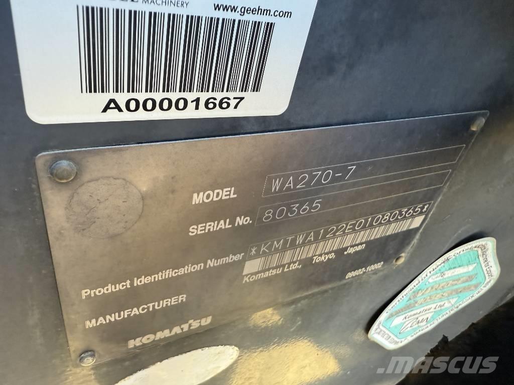 Komatsu WA 270-7 Tekerlekli yükleyiciler