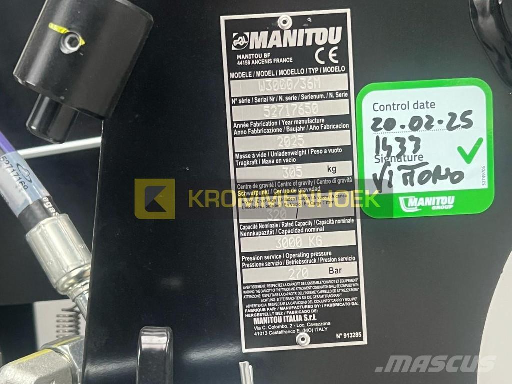 Manitou W3000/36M Teleskopik yükleyiciler
