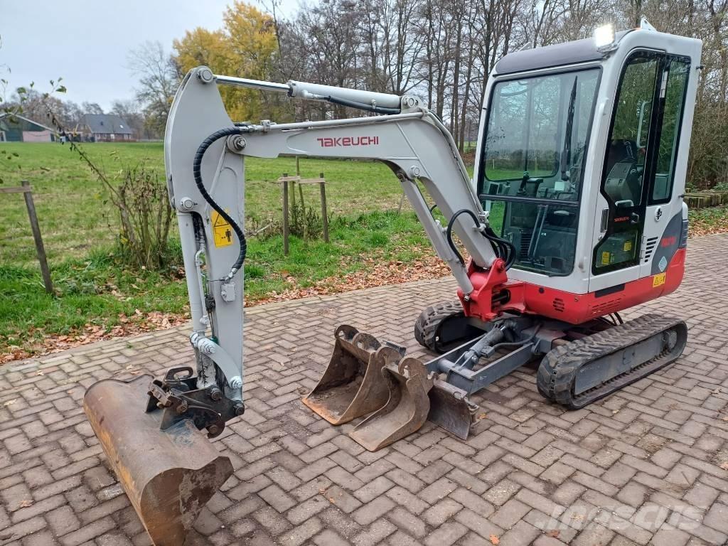 Takeuchi TB 219 Mini ekskavatörler, 7 tona dek