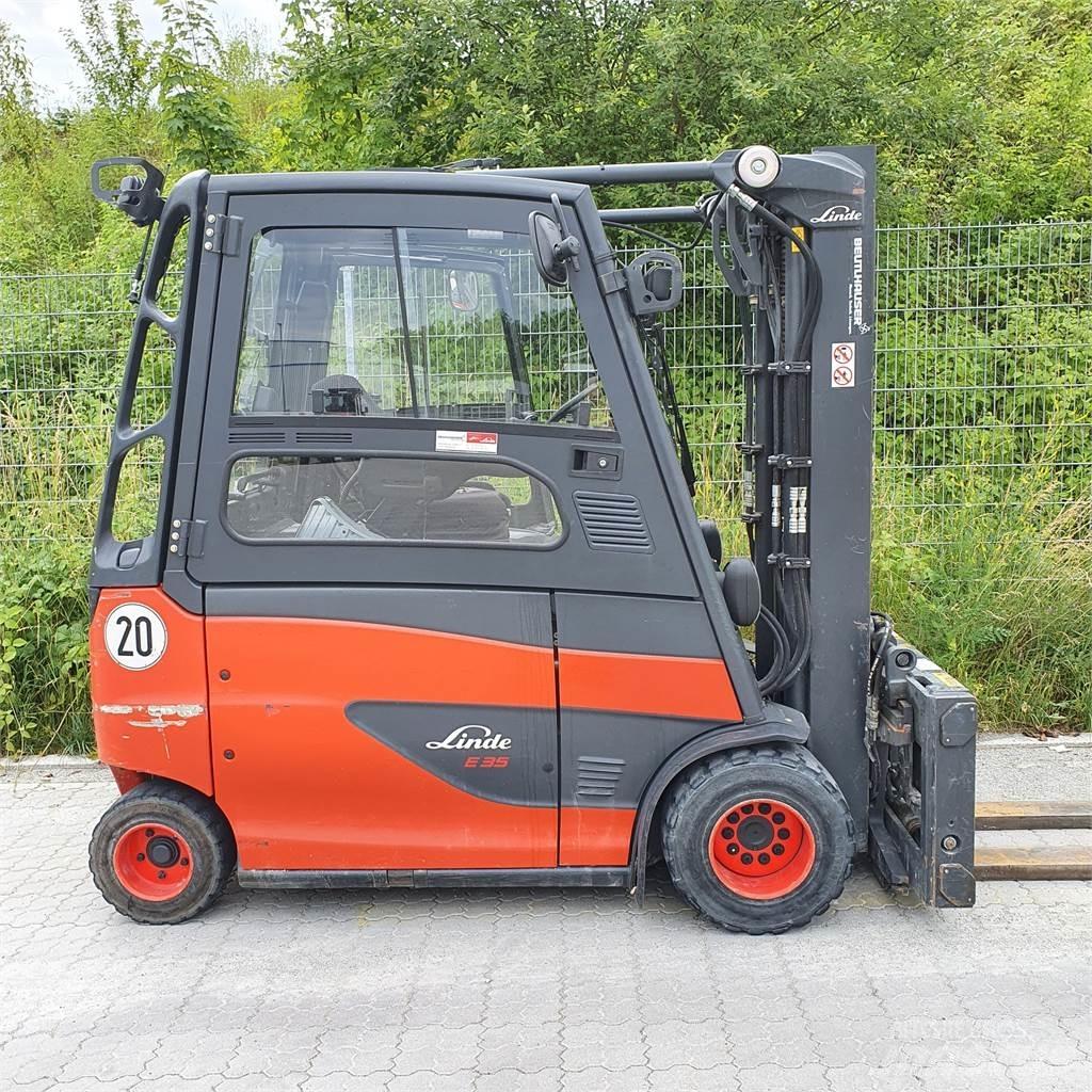 Linde E35HL Elektrikli forkliftler