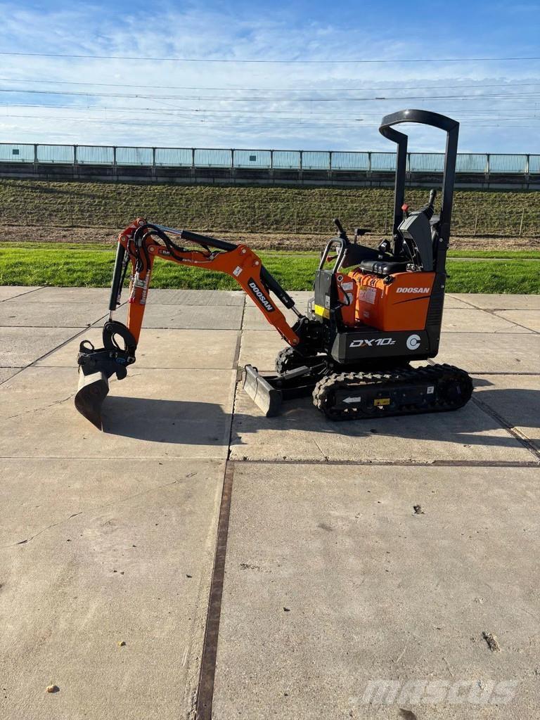 Doosan DX10Z Mini ekskavatörler, 7 tona dek