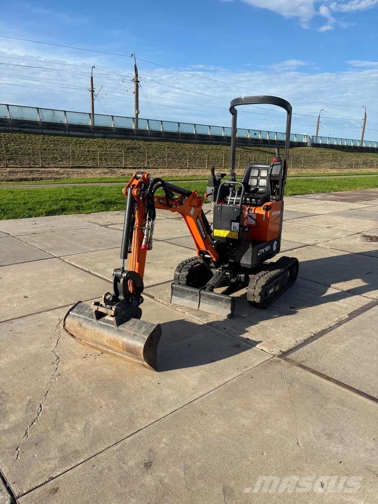 Doosan DX10Z Mini ekskavatörler, 7 tona dek