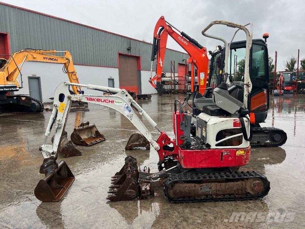 Takeuchi TB 210 R Mini ekskavatörler, 7 tona dek