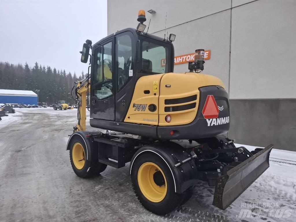 Yanmar B 75 W Lastik tekerli ekskavatörler