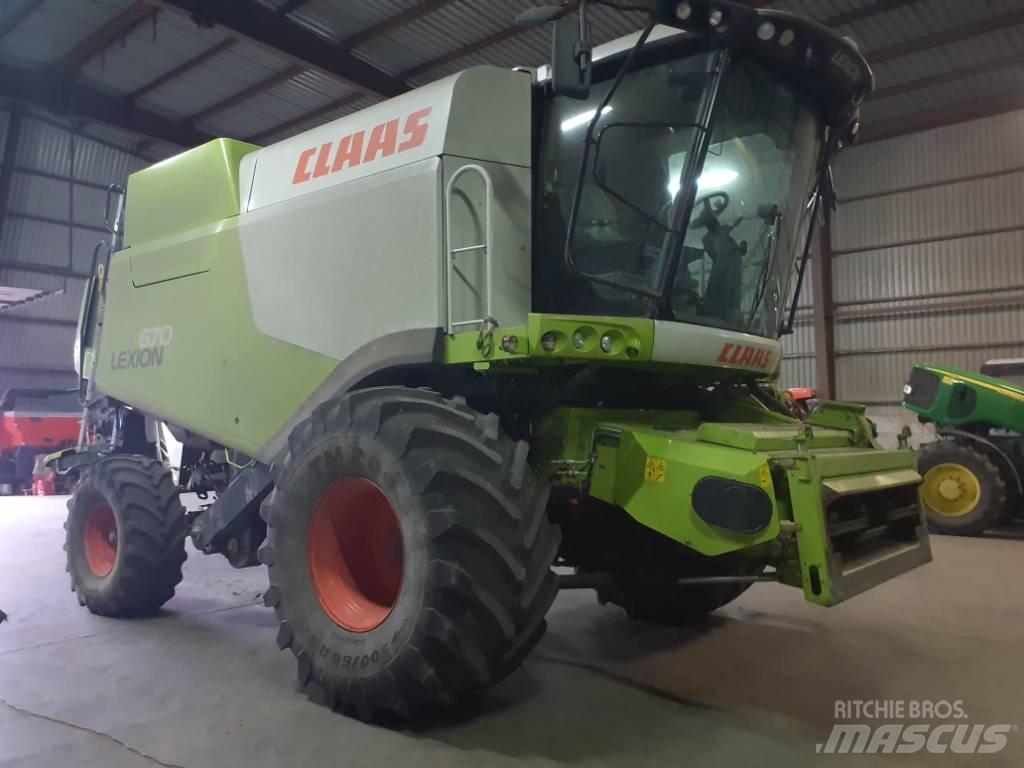 CLAAS Lexion 670 Biçerdöverler