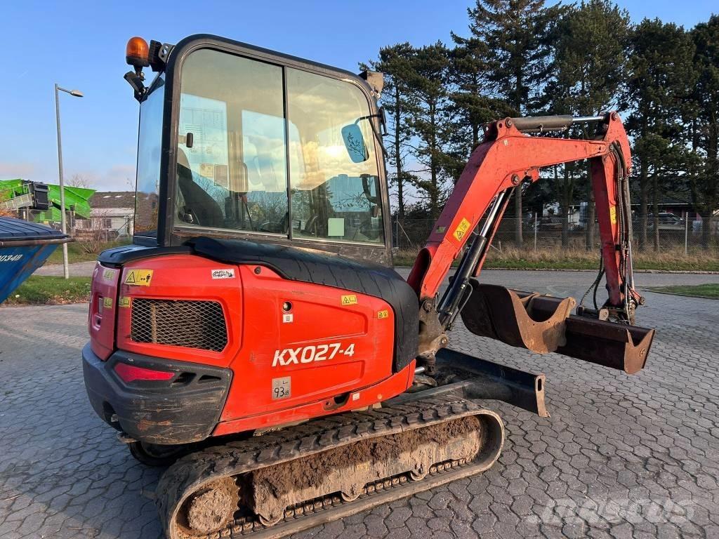 Kubota KX 027-4 Mini ekskavatörler, 7 tona dek