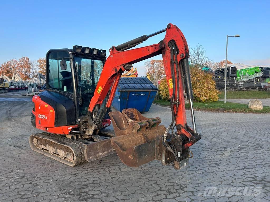 Kubota KX 027-4 Mini ekskavatörler, 7 tona dek