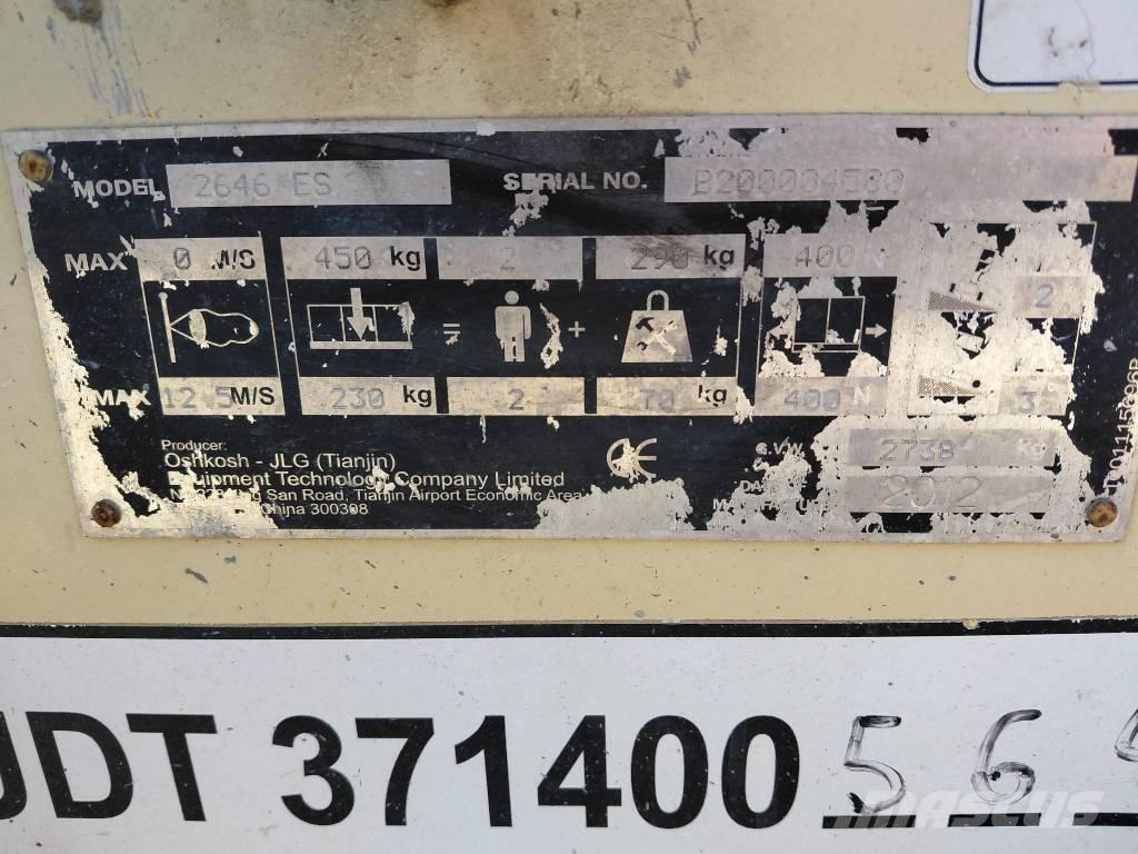 JLG 2646ES Makasli platformlar