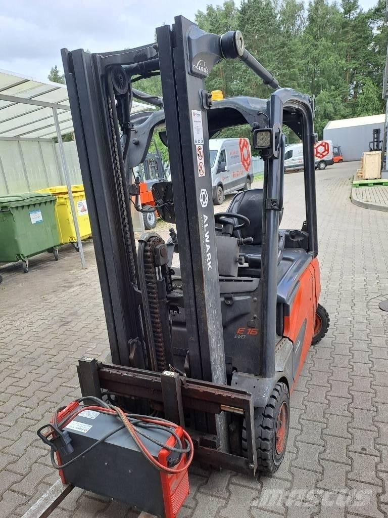 Linde E16 Elektrikli forkliftler