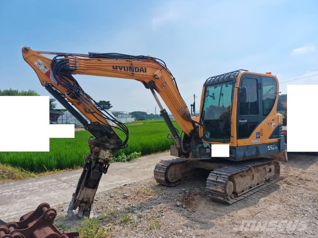 Hyundai Robex 55 Mini ekskavatörler, 7 tona dek