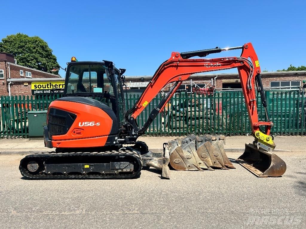 Kubota U 56-5 Mini ekskavatörler, 7 tona dek