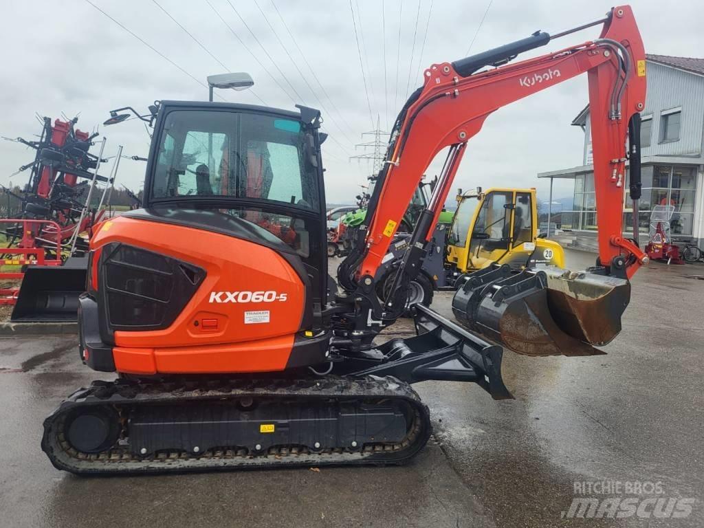 Kubota KX060-5 Mini ekskavatörler, 7 tona dek