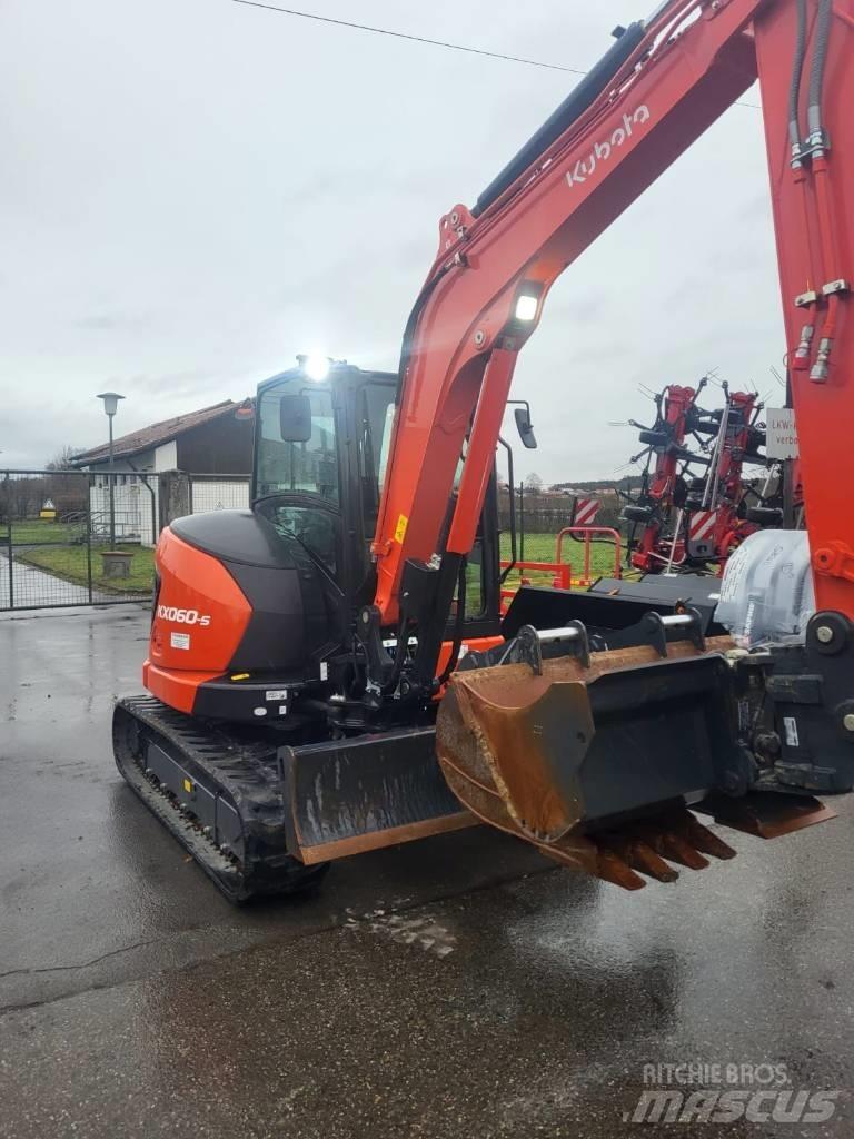 Kubota KX060-5 Mini ekskavatörler, 7 tona dek