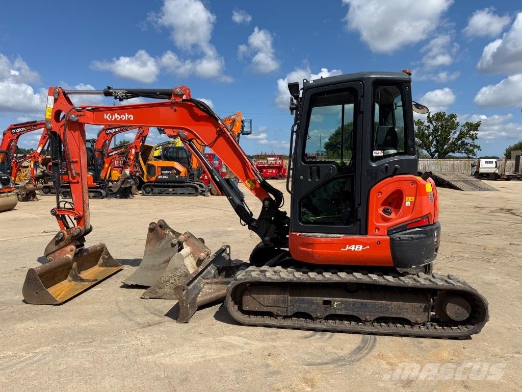 Kubota U 48 Mini ekskavatörler, 7 tona dek