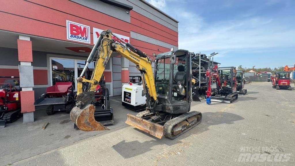 Yanmar Vio 25 Mini ekskavatörler, 7 tona dek