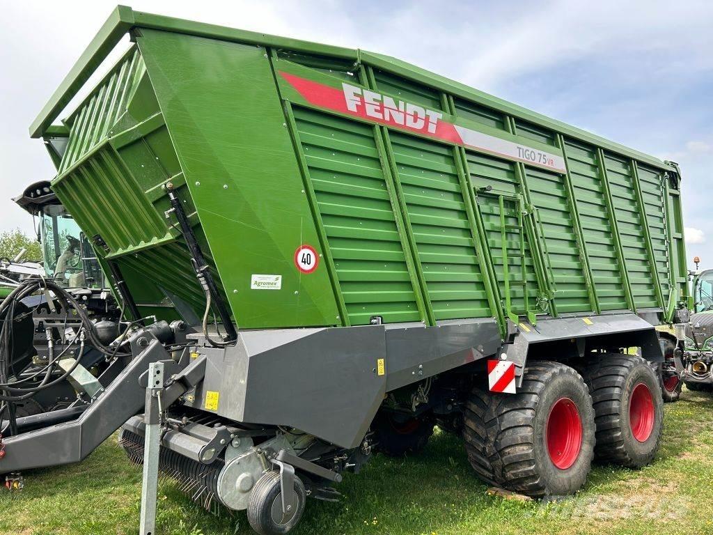 Fendt tigo 75 VR Hasat vagonları