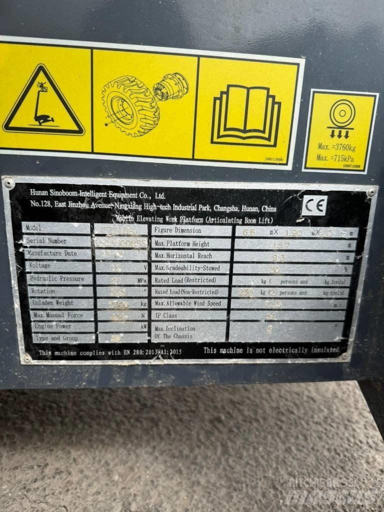 Sinoboom AB520 EJ Körüklü personel platformları
