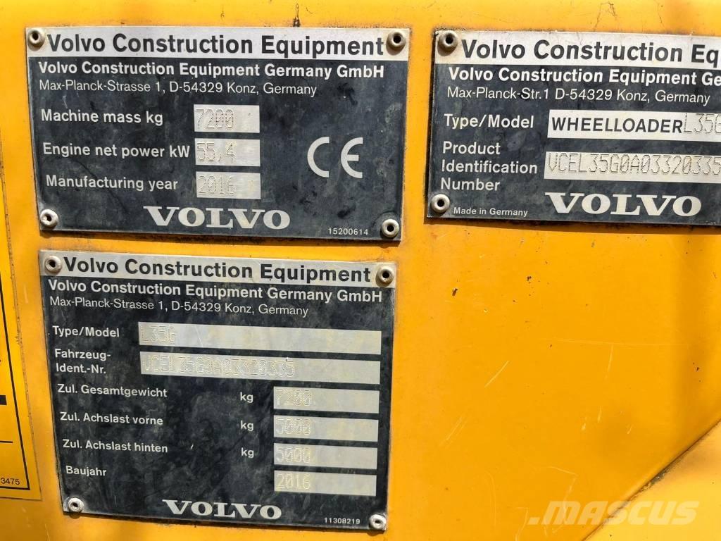 Volvo L 35 G Tekerlekli yükleyiciler