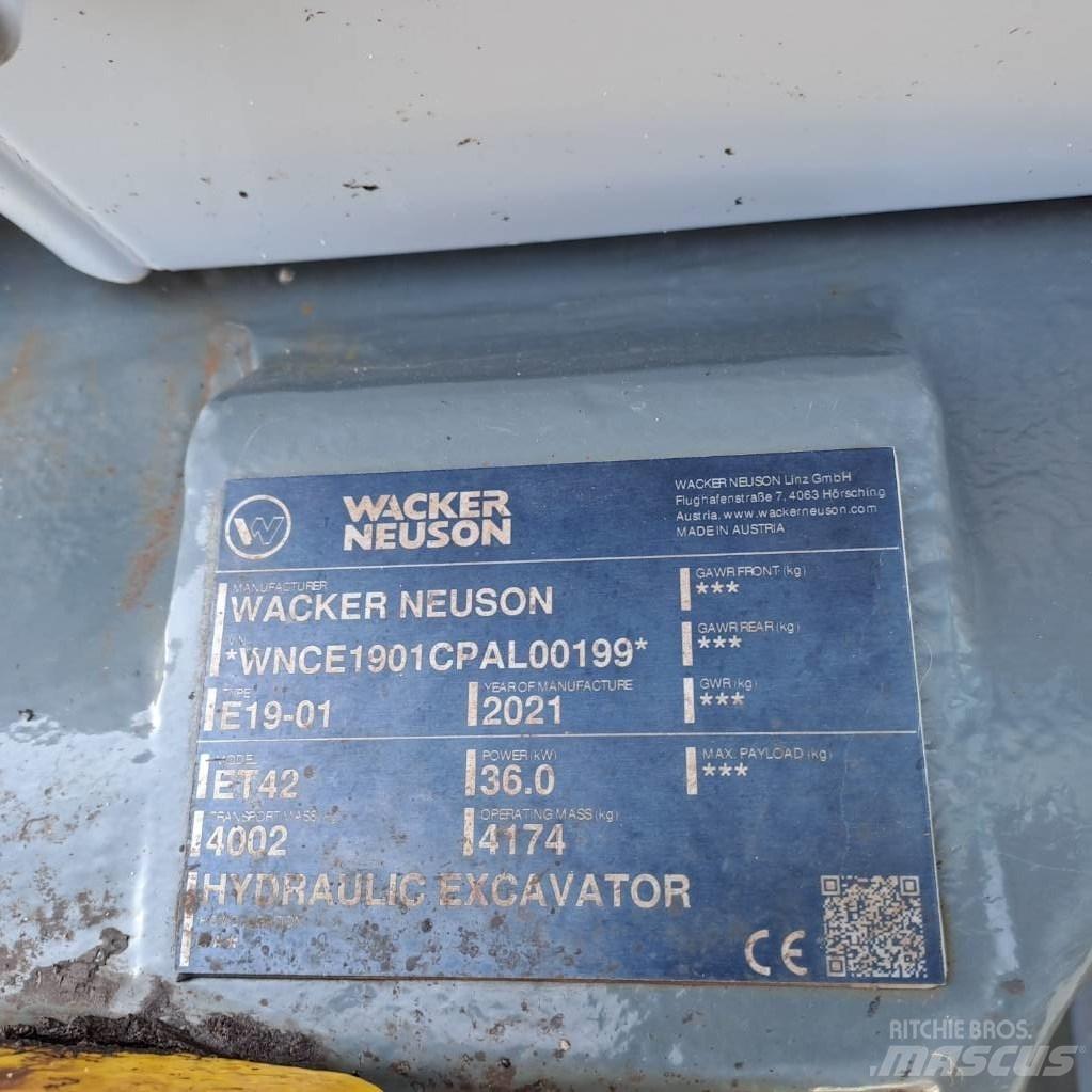 Wacker Neuson ET42 Paletli ekskavatörler