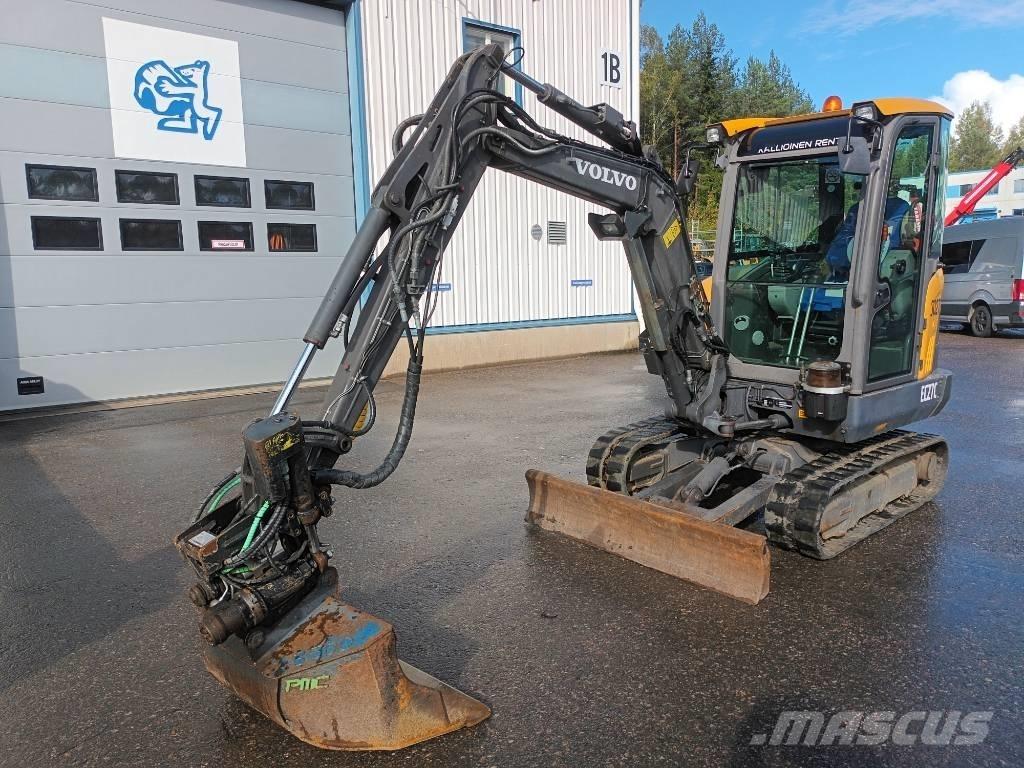 Volvo EC 27 C Mini ekskavatörler, 7 tona dek