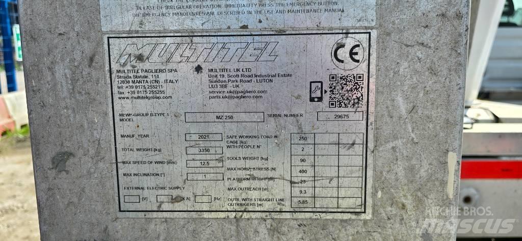 Multitel MZ250 Araç üstü platformlar