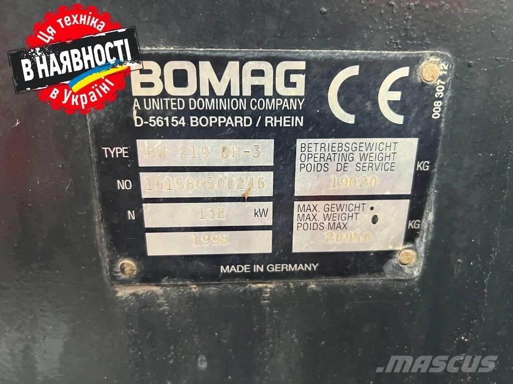 Bomag 219 DH-5 Diğer silindirler