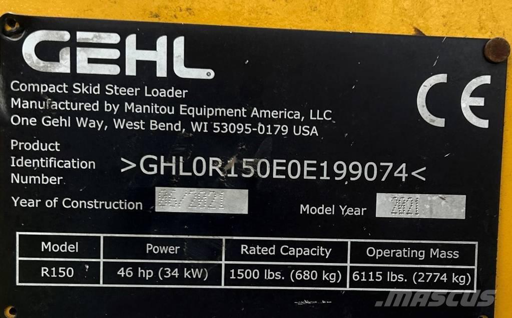 Gehl R150 Mini yükleyiciler