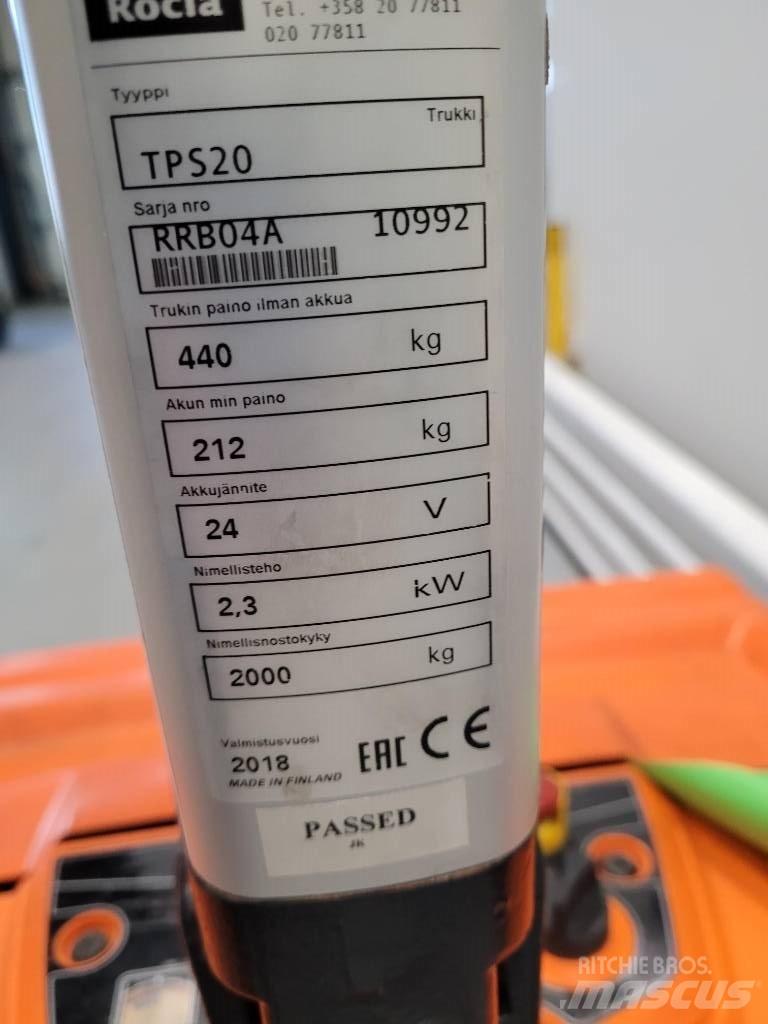 Rocla TPS20 Düsük seviye platformu