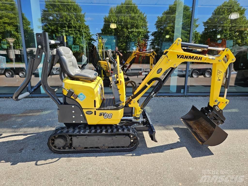 Yanmar SV 08 Mini ekskavatörler, 7 tona dek