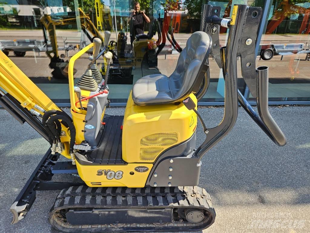 Yanmar SV 08 Mini ekskavatörler, 7 tona dek