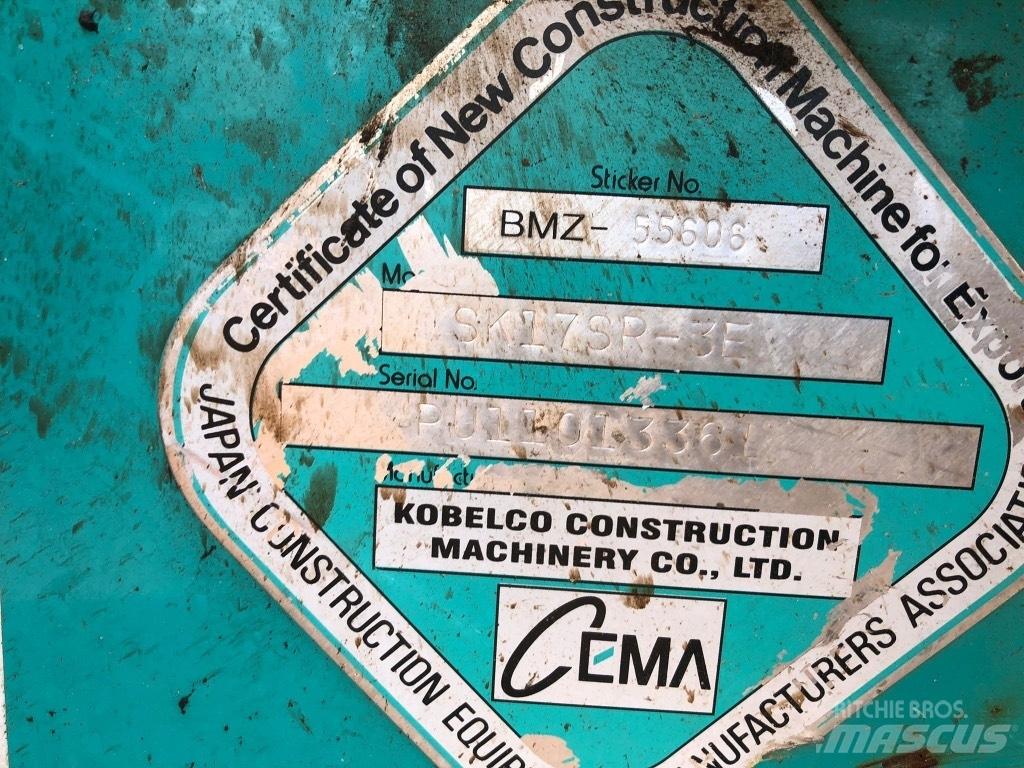 Kobelco SK 17 SR-5 Mini ekskavatörler, 7 tona dek