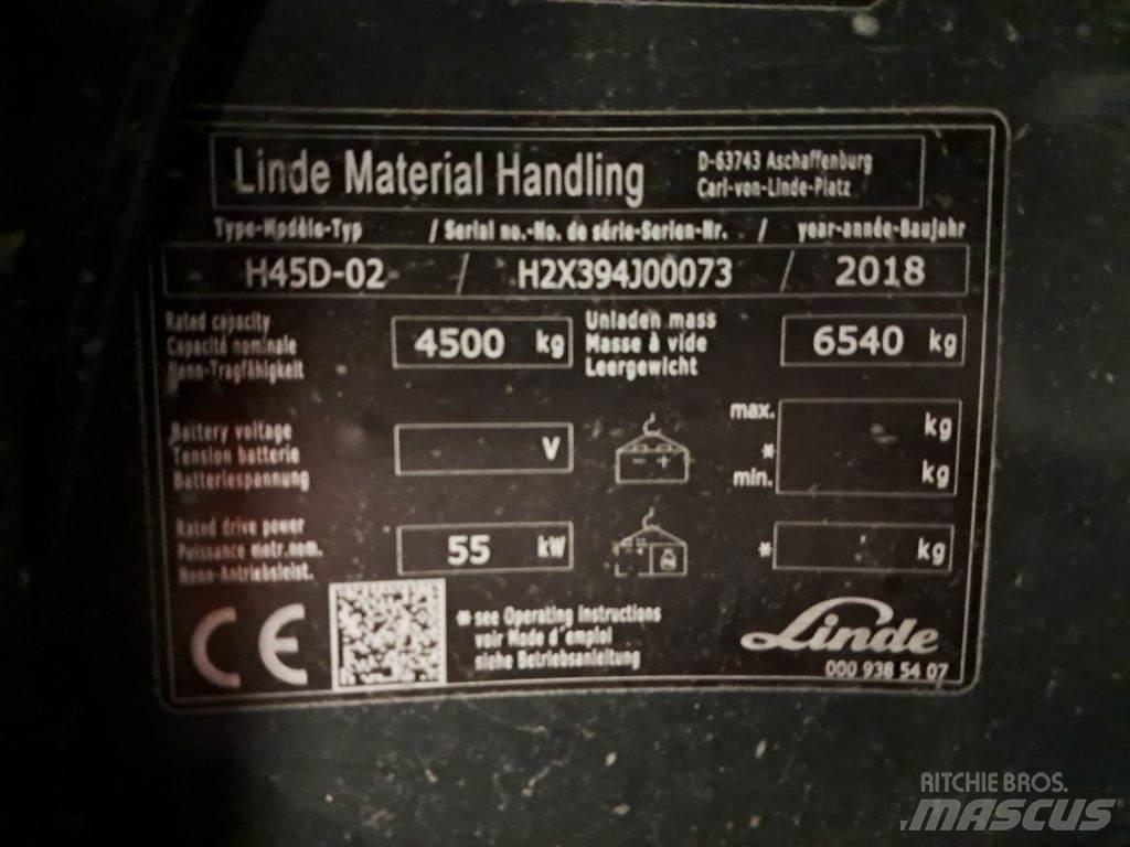 Linde H45D-02 Dizel forkliftler