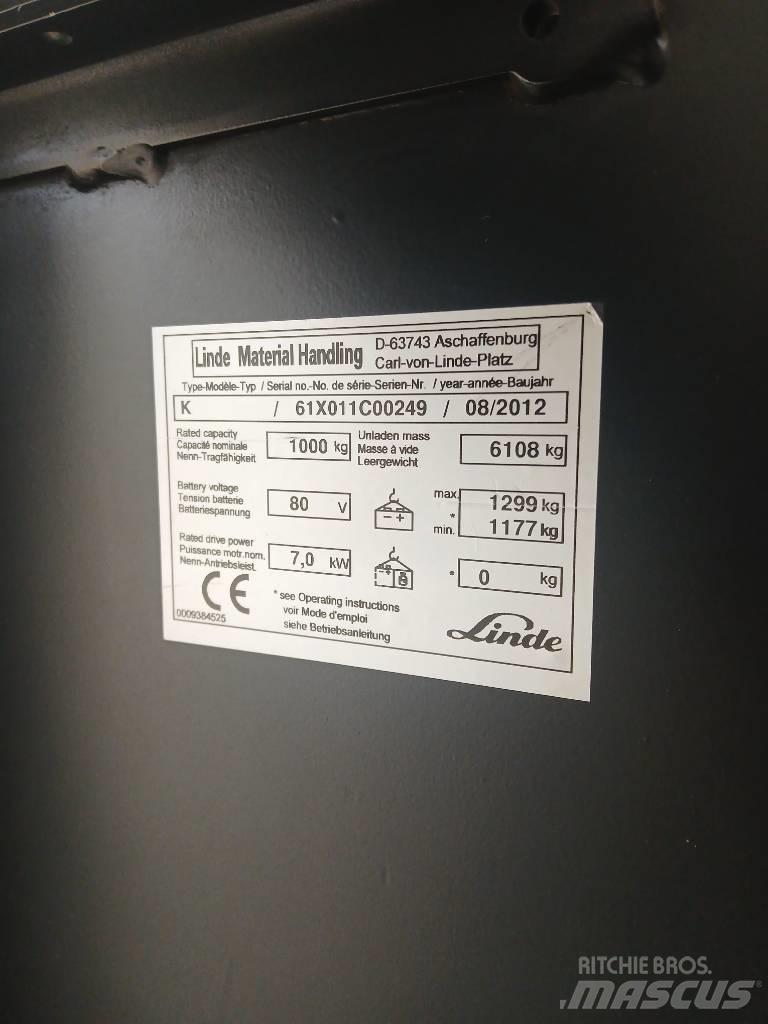 Linde K 10 Yüksek seviye siparis toplayici
