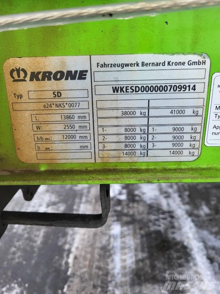 Krone SD Perdeli yari çekiciler