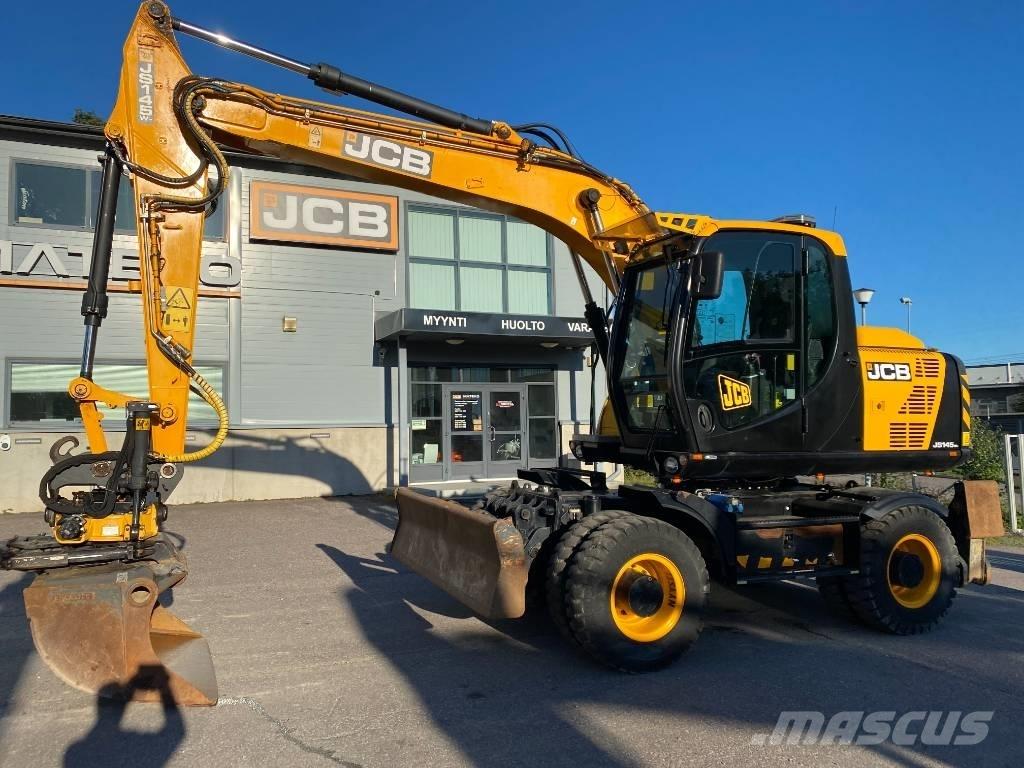 JCB JS145W T4i Lastik tekerli ekskavatörler