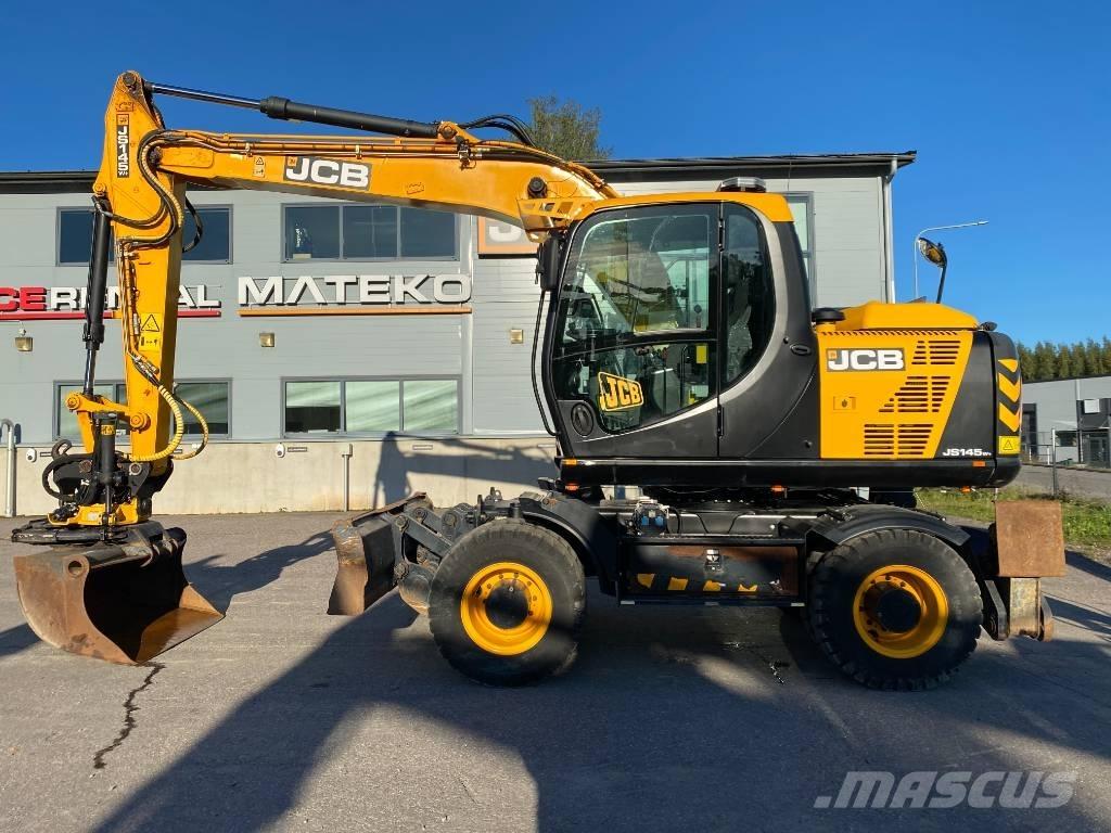 JCB JS145W T4i Lastik tekerli ekskavatörler