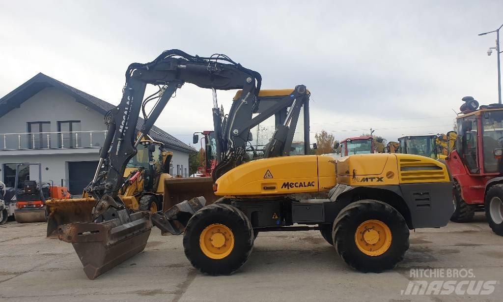 Mecalac 12 M TX Lastik tekerli ekskavatörler